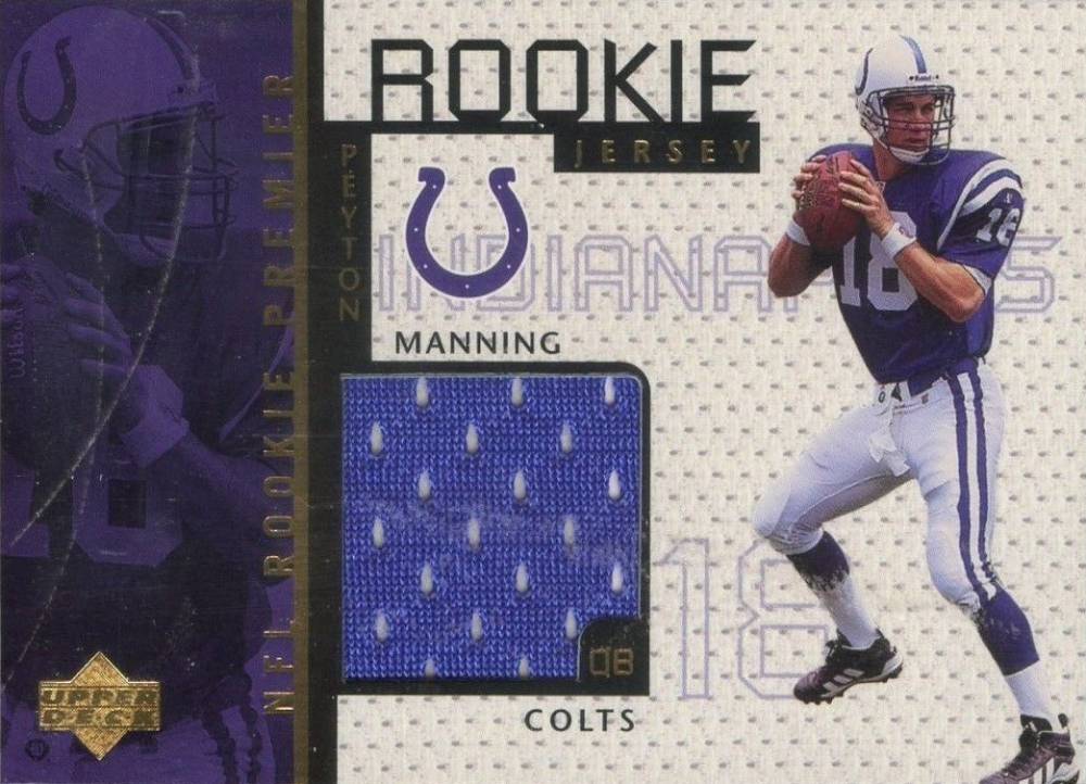 1998 Upper Deck Game Jersey Peyton Manning #GJ16 Football Card