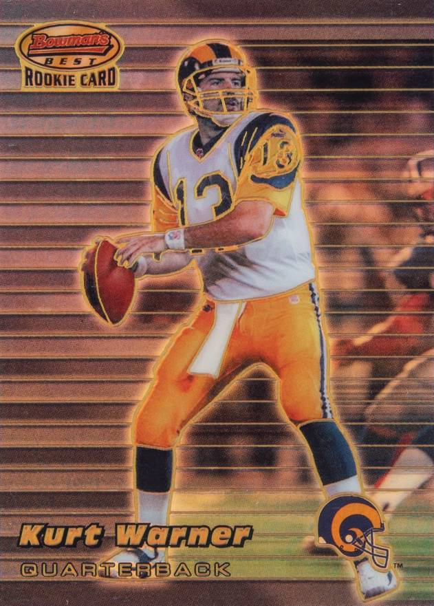 1999 Bowman's Best Kurt Warner #110 Football Card