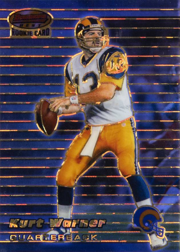 1999 Bowman's Best Kurt Warner #110 Football Card