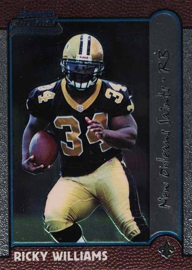 1999 Bowman Chrome Ricky Williams #182 Football Card