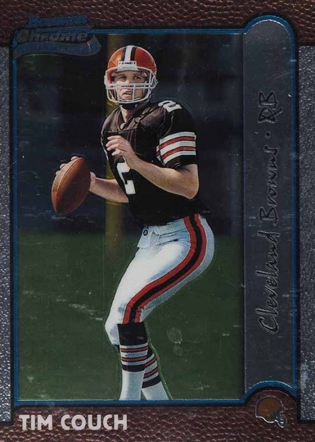 1999 Bowman Chrome Tim Couch #158 Football Card