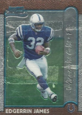 1999 Bowman Chrome Edgerrin James #161 Football Card