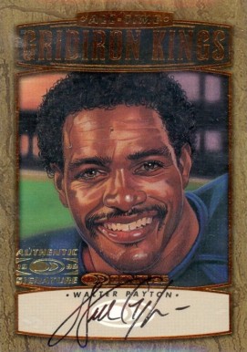 1999 Donruss All-Time Gridiron Kings Walter Payton #AGK4 Football Card