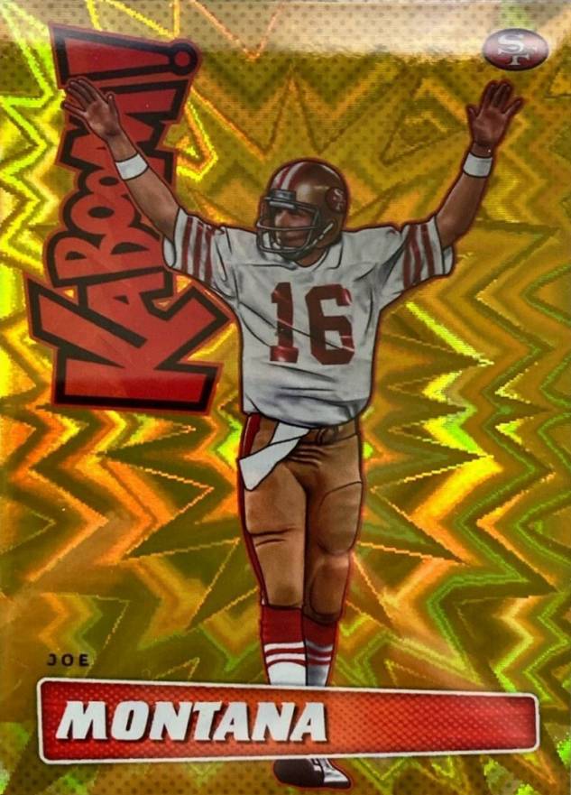 2019 Panini Absolute Kaboom Joe Montana #K-JM Football Card