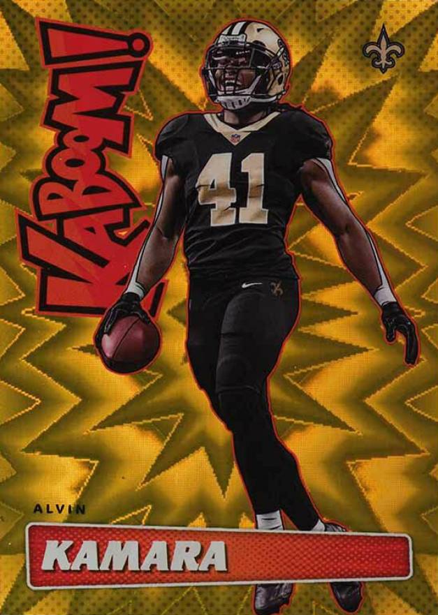 2019 Panini Absolute Kaboom Alvin Kamara #K-AR Football Card