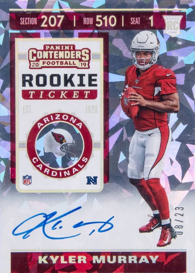 2019 Panini Contenders Kyler Murray #101 Football Card