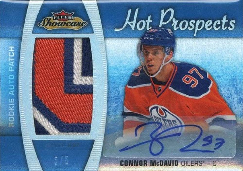 2015 Fleer Showcase Connor McDavid #189 Hockey Card