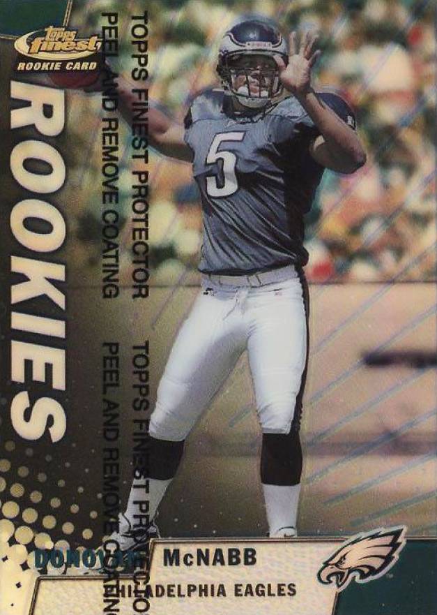 1999 Finest Donovan McNabb #166 Football Card