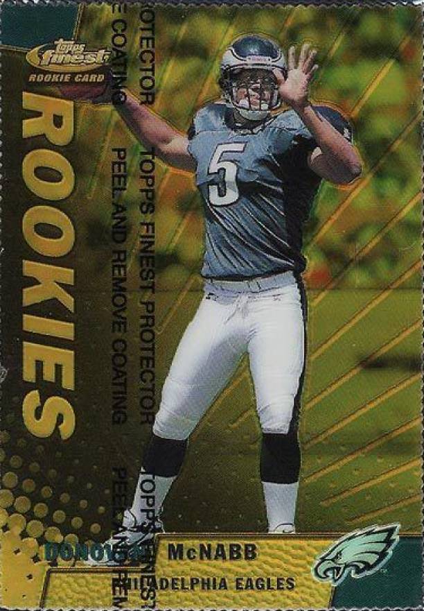 1999 Finest Donovan McNabb #166 Football Card