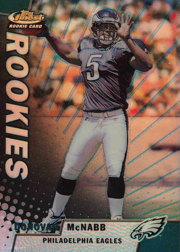 1999 Finest Donovan McNabb #166 Football Card