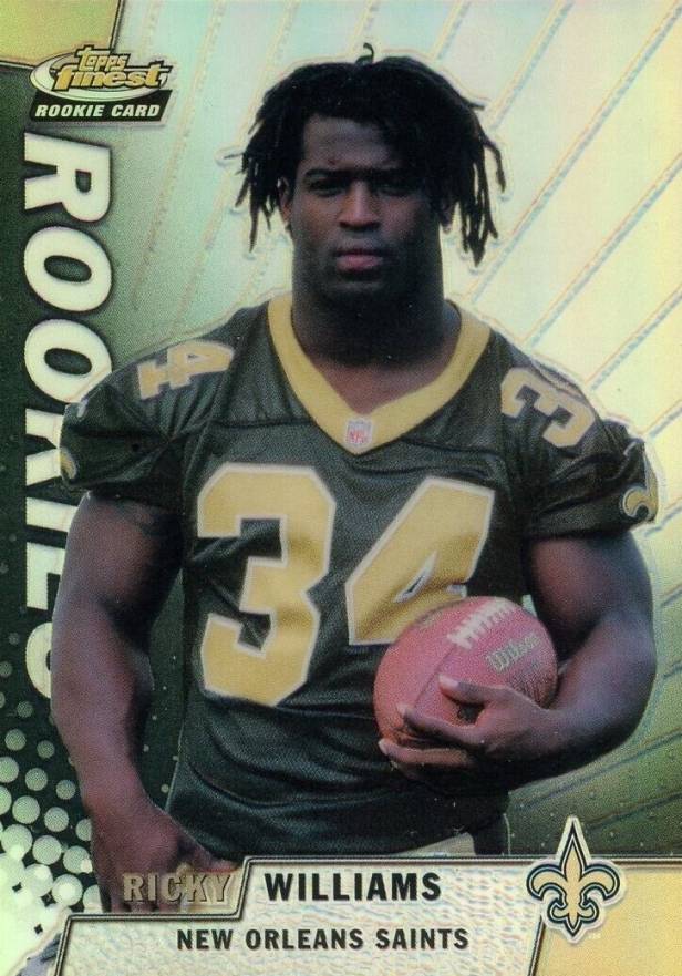 1999 Finest Ricky Williams #158 Football Card