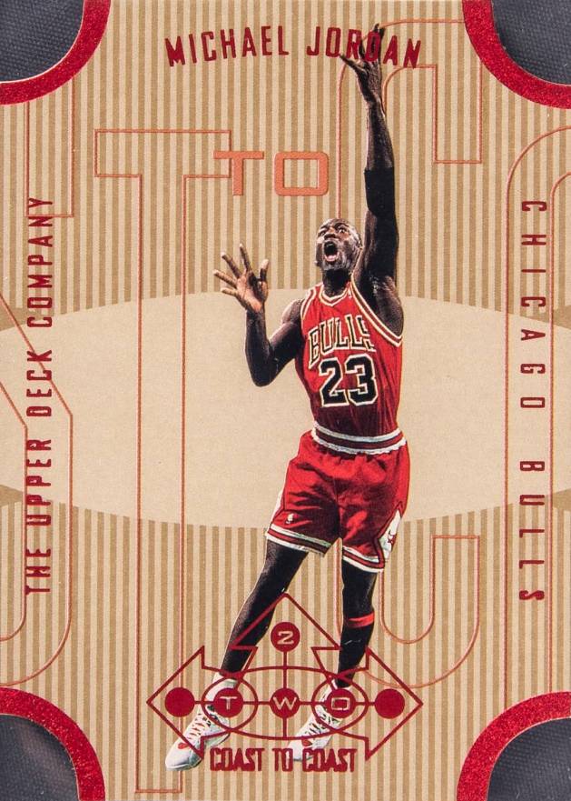 1996 Upper Deck International Japanese Coast to Coast Michael Jordan #CC2 Basketball Card