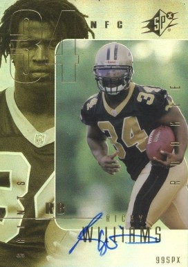 1999 SPx Ricky Williams #135 Football Card