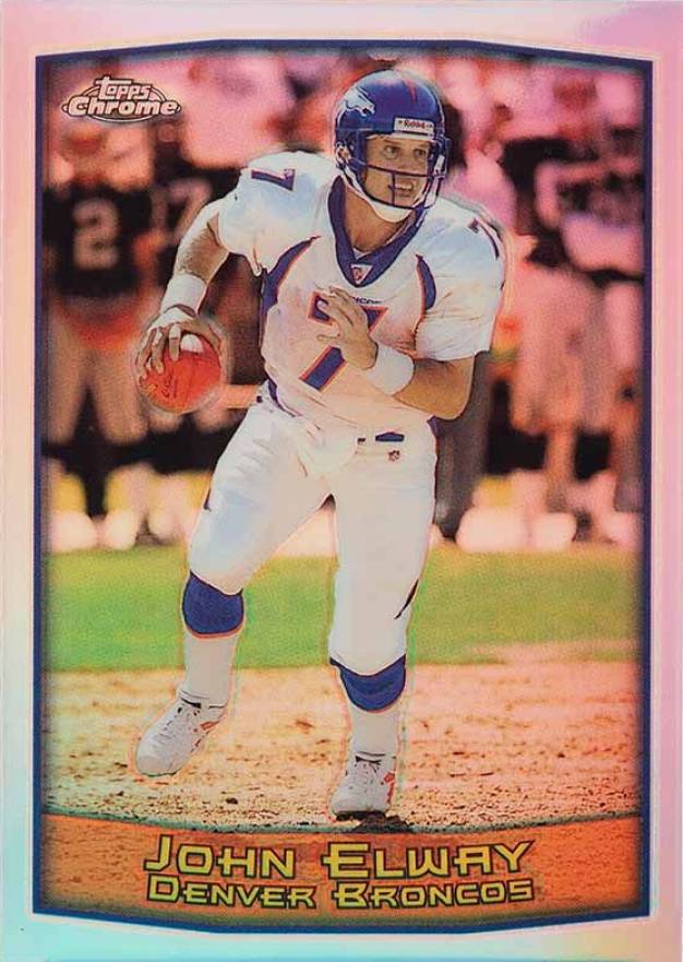 1999 Topps Chrome John Elway #60 Football Card