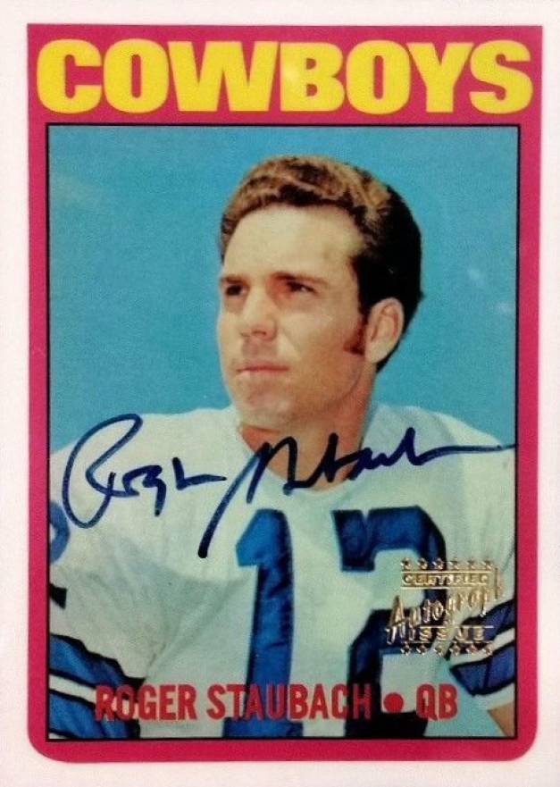 1999 Topps Stars Rookie Reprint Roger Staubach #1 Football Card