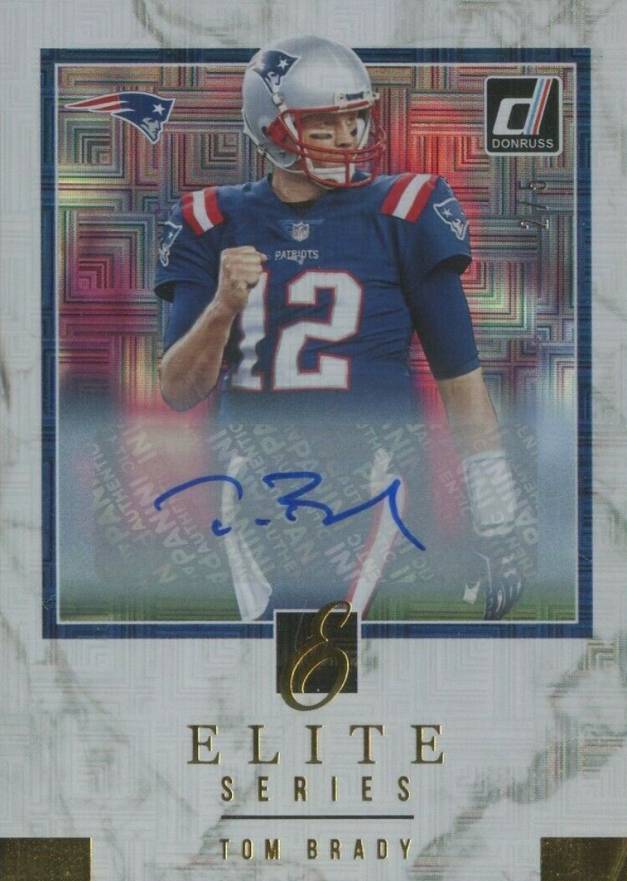 2018 Panini Donruss the Elite Series  Tom Brady #ES24 Football Card