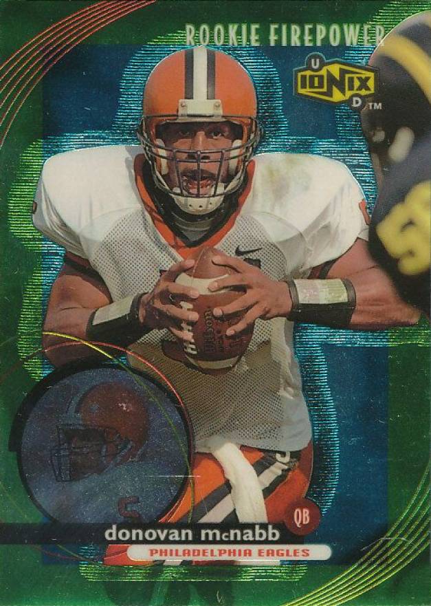 1999 Upper Deck Ionix Donovan McNabb #65 Football Card