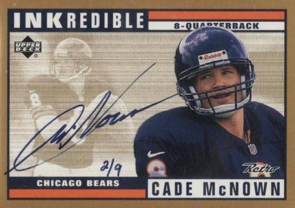 1999 Upper Deck Retro Inkredbile Cade Mcnown #CM Football Card