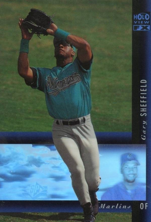 1994 SP Holoview Blue Gary Sheffield #35 Baseball Card