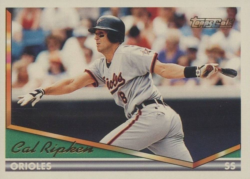 1994 Topps Gold Cal Ripken Jr. #200 Baseball Card