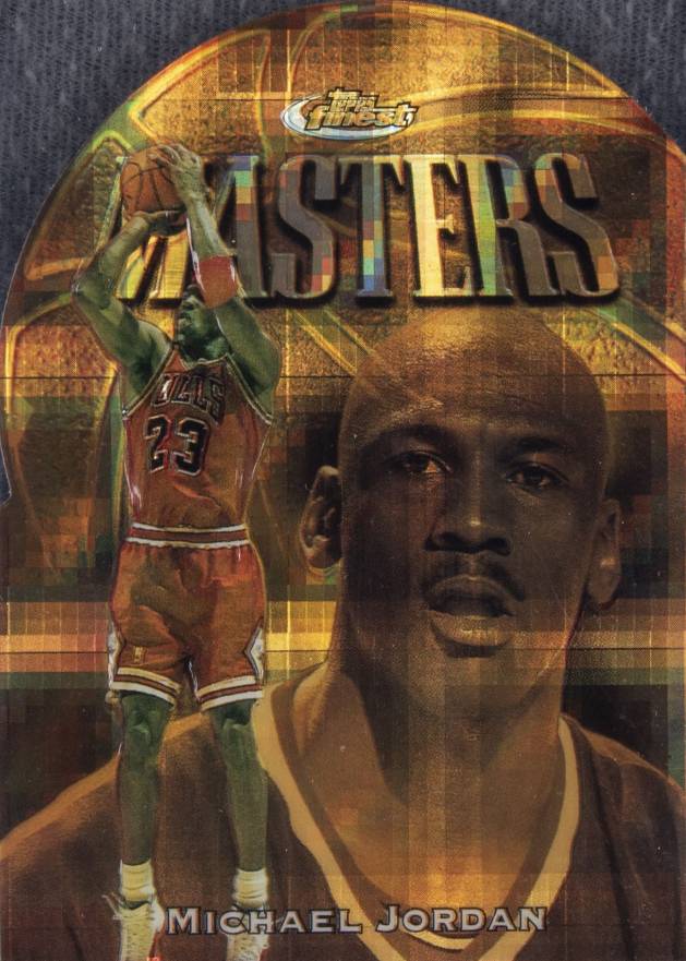 1997 Finest Embossed Michael Jordan #154 Basketball Card