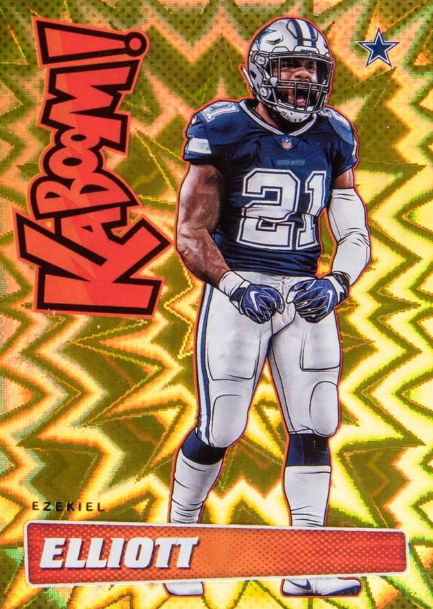 2019 Panini Absolute Kaboom Ezekiel Elliott #K-EE Football Card