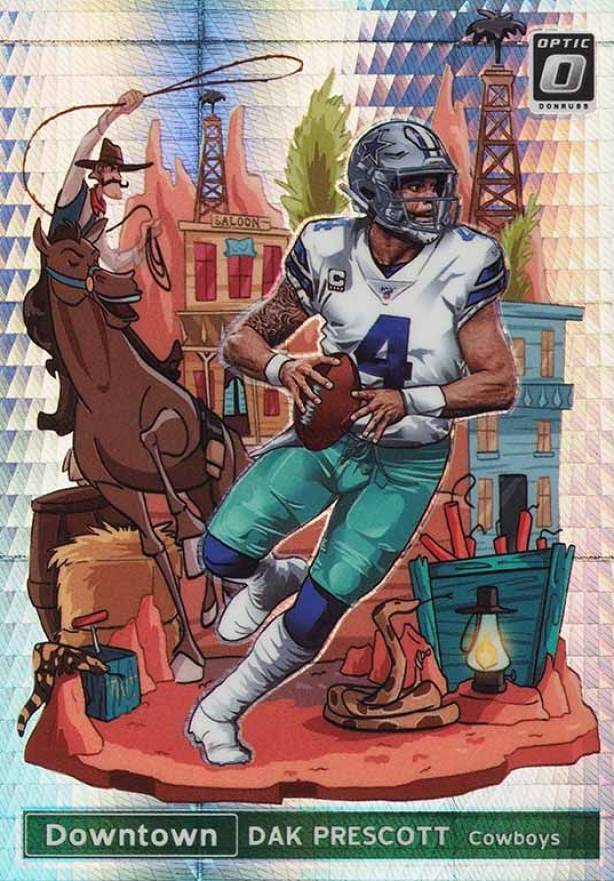 2019 Panini Donruss Optic Downtown Dak Prescott #DT10 Football Card