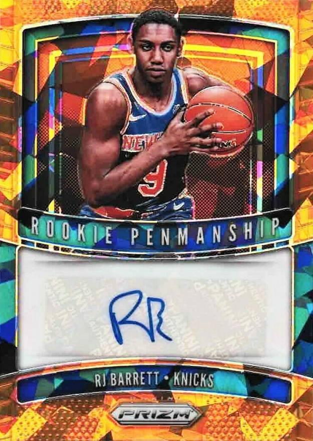 2019 Panini Prizm Rookie Penmanship RJ Barrett #RPRJB Basketball Card