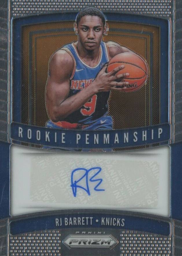 2019 Panini Prizm Rookie Penmanship RJ Barrett #RPRJB Basketball Card