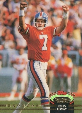 1992 Stadium Club  John Elway #110 Football Card