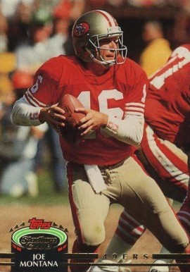 1992 Stadium Club  Joe Montana #650 Football Card