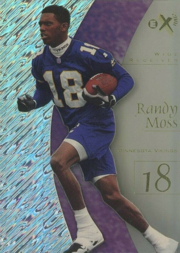 1998 Skybox E-X2001 Randy Moss #55 Football Card