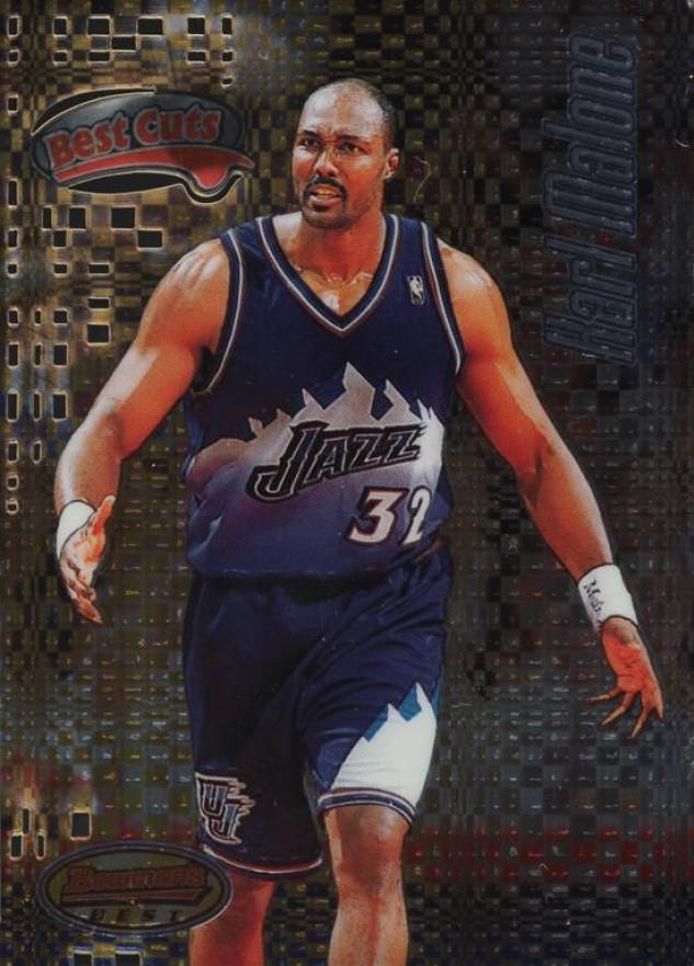 1997 Bowman's Best Cuts Karl Malone #BC4 Basketball Card