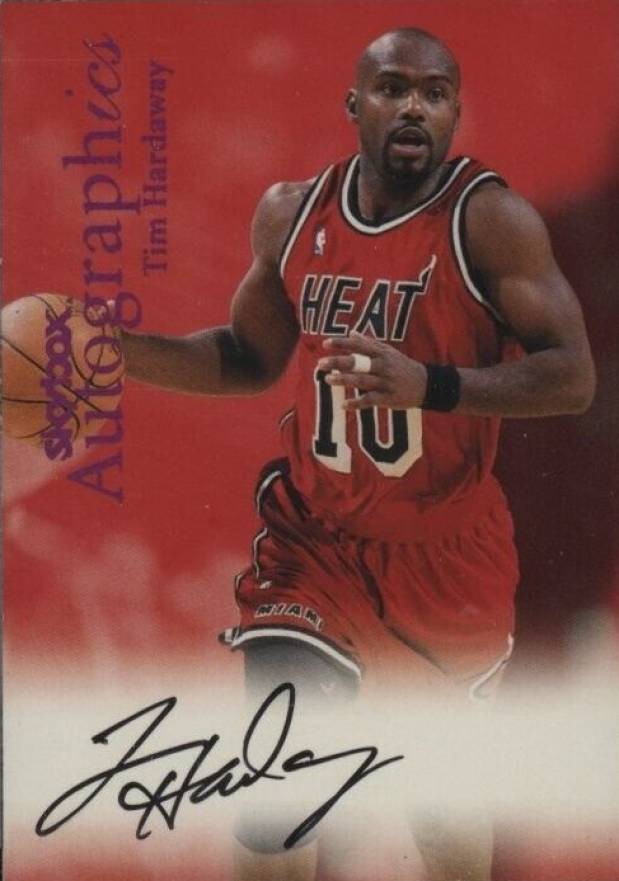 1999 Skybox Premium Autographics Tim Hardaway # Basketball Card