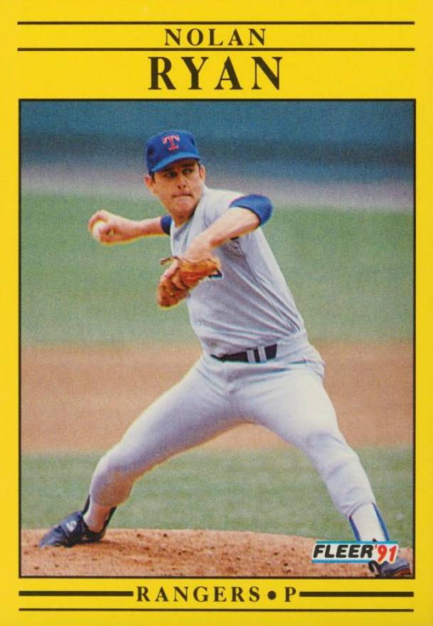 1991 Fleer Nolan Ryan #302 Baseball Card