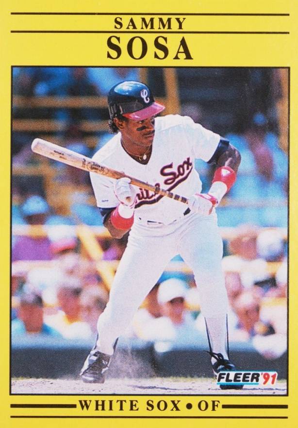 1991 Fleer Sammy Sosa #136 Baseball Card