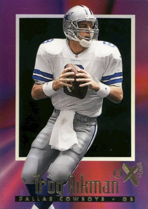 1997 Skybox E-X2000 Troy Aikman #7 Football Card