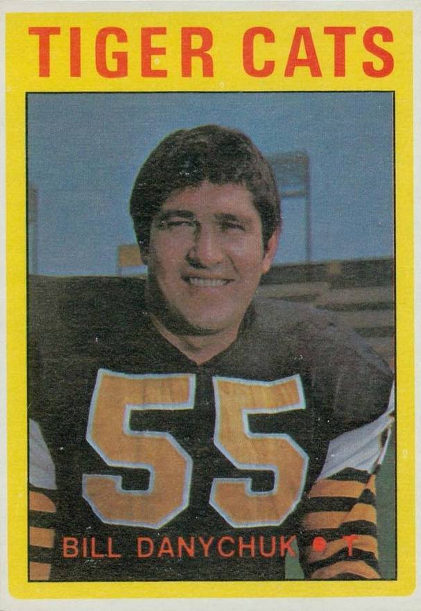 1972 O-Pee-Chee CFL Bill Danychuk #6 Football Card