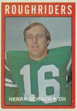 1972 O-Pee-Chee CFL Henry Dorach #88 Football Card