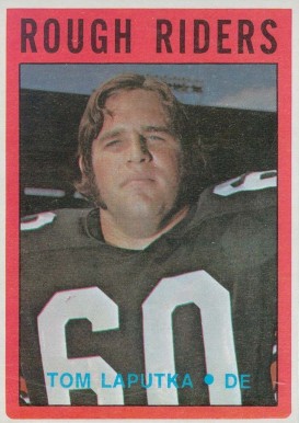 1972 O-Pee-Chee CFL Tom Laputka #73 Football Card