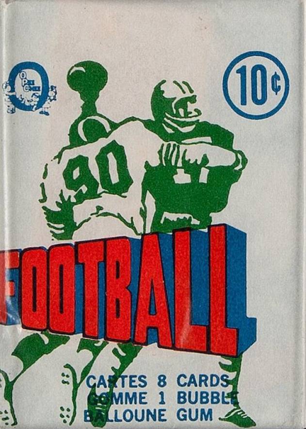 1972 O-Pee-Chee CFL Wax Pack #WP Football Card