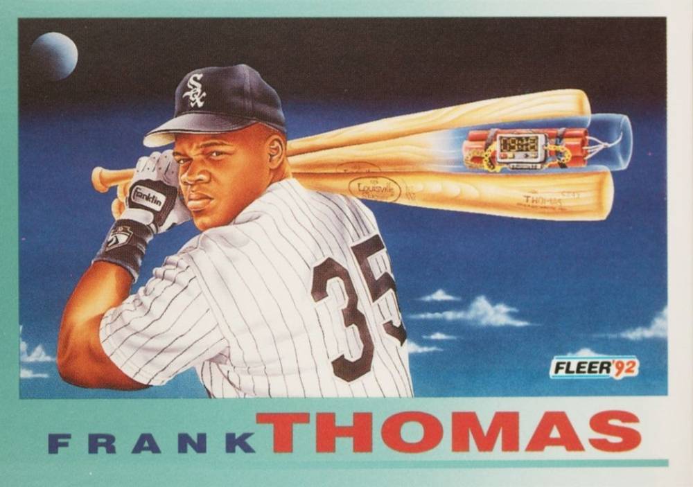 1992 Fleer Frank Thomas #712 Baseball Card