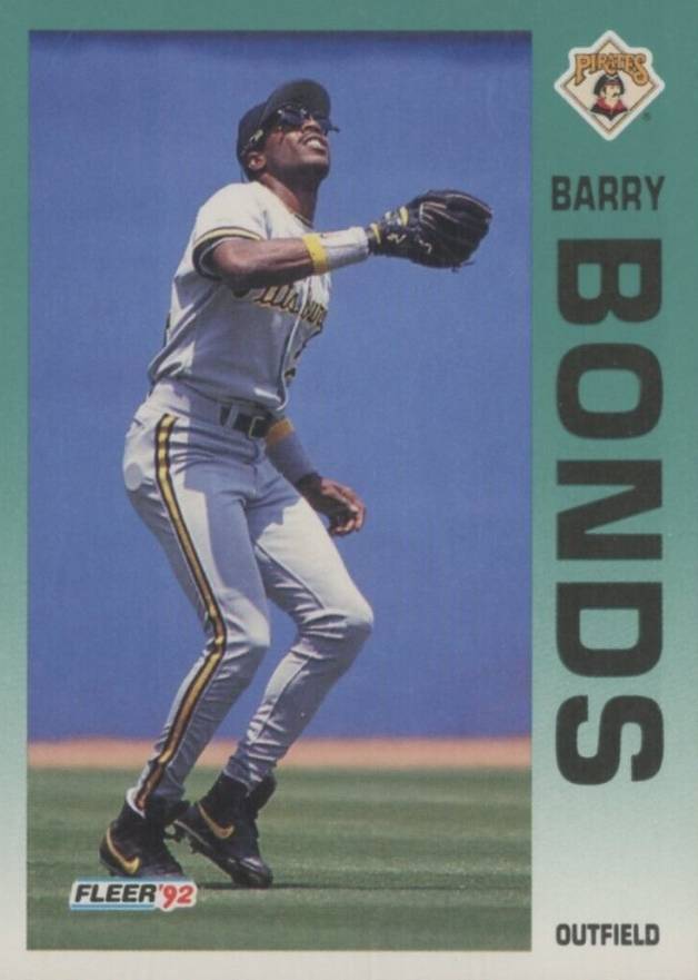 1992 Fleer Barry Bonds #550 Baseball Card