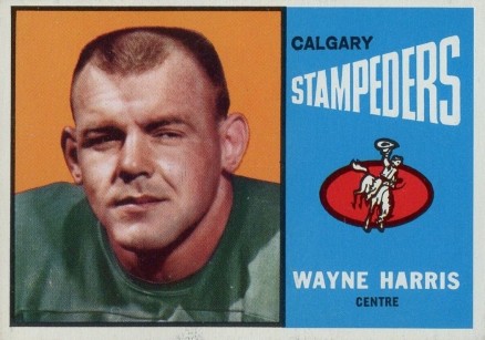 1964 Topps CFL Wayne Harris #19 Football Card