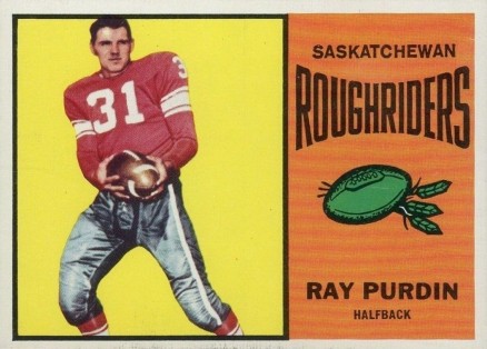 1964 Topps CFL Ray Purdin #60 Football Card