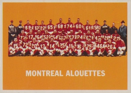 1964 Topps CFL Montreal Alouettes #49 Football Card