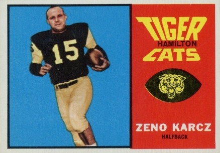 1964 Topps CFL Zeno Karcz #37 Football Card