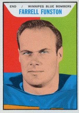 1965 Topps CFL Farrell Funston #119 Football Card