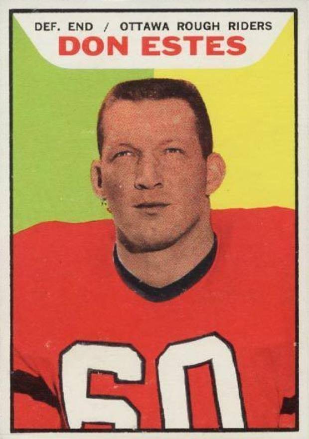 1965 Topps CFL Don Estes #77 Football Card