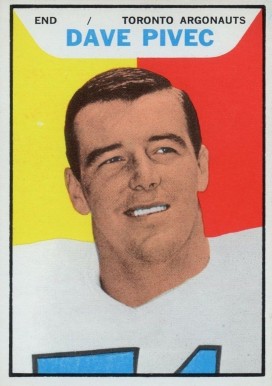 1965 Topps CFL Dave Pivec #111 Football Card